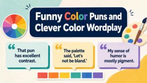 Funny Color Puns and Clever Color Wordplay