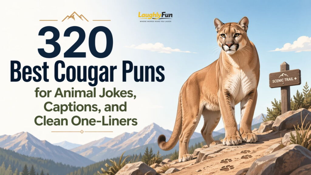 320 Best Cougar Puns for Animal Jokes, Captions, and Clean One-Liners