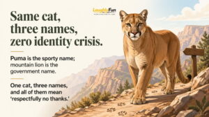 Mountain Lion, Puma, and Catamount Puns