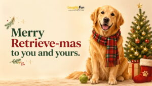 Golden Retriever Christmas and Holiday Puns