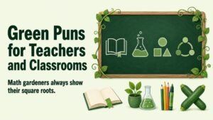 Green Puns for Teachers and Classrooms