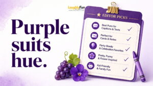 Editor Picks: Best Purple Puns to Copy First