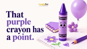Kids and Classroom Purple Puns