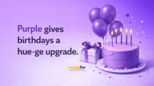 Purple Birthday Puns
