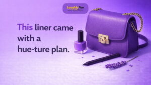 Purple Fashion and Beauty Puns