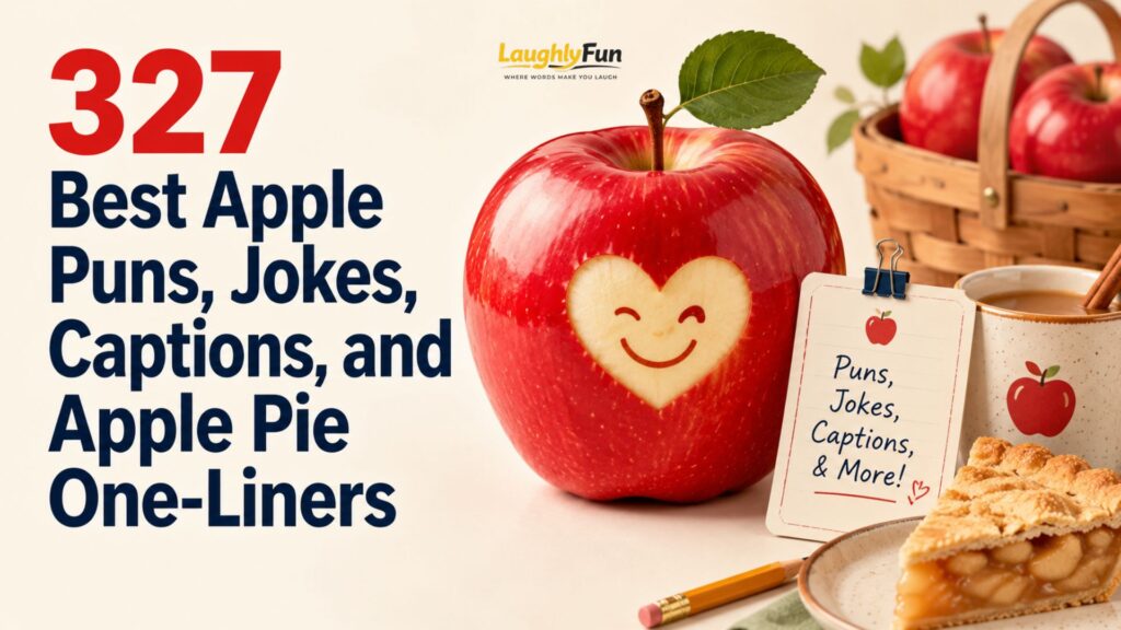 327 Best Apple Puns, Jokes, Captions, and Apple Pie One-Liners