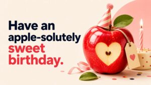 Apple Birthday Puns