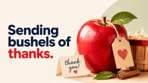Apple Thank-You Notes and Gift Tag Puns
