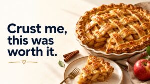 Apple Pie Puns, Pie Captions, and Dessert Jokes