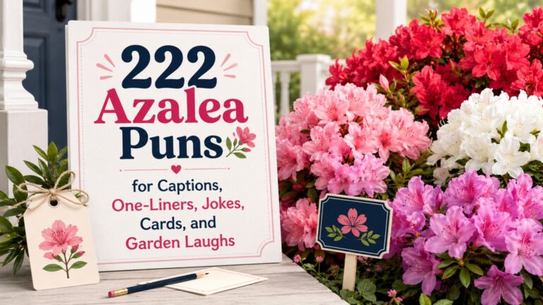 222 Azalea Puns for Captions, One-Liners, Jokes, Cards, and Garden Laughs