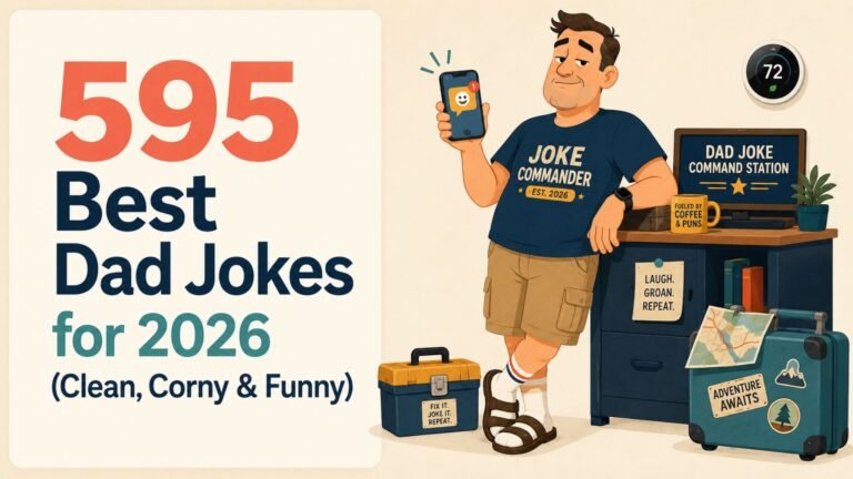 595 Best Dad Jokes for 2026 (Clean, Corny & Funny)