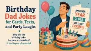 Birthday Dad Jokes for Cards, Texts, and Party Laughs