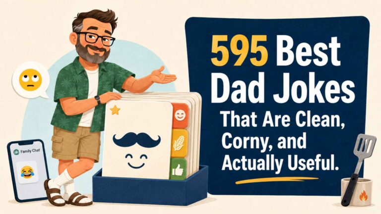 595 Best Dad Jokes That Are Clean, Corny, and Actually Useful