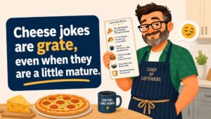 Cheesy Dad Jokes and Food Dad Jokes