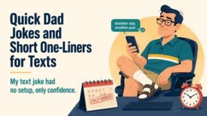 Quick Dad Jokes and Short One-Liners for Texts