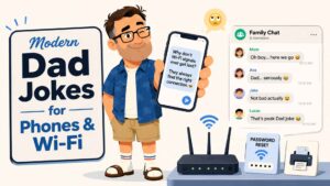 Modern Dad Jokes for Phones, Wi-Fi, and Group Chats