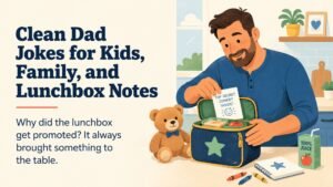 Clean Dad Jokes for Kids, Family, and Lunchbox Notes