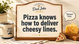 Cheesy Dad Jokes and Food Puns