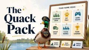 Duck Name Puns and Team Names