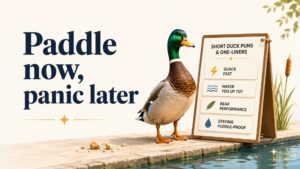 Short Duck Puns and One-Liners