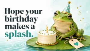 Frog Birthday Puns