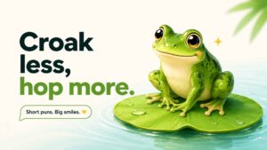 Short Frog Puns and One-Liners
