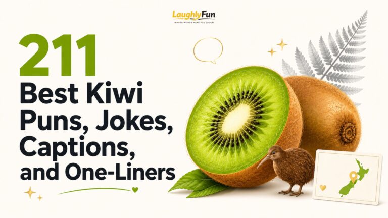 211 Best Kiwi Puns, Jokes, Captions, and One-Liners