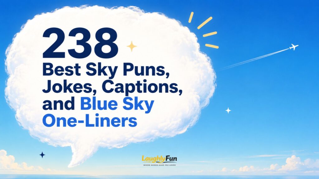 238 Best Sky Puns, Jokes, Captions, and Blue Sky One-Liners
