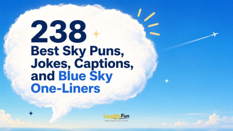 238 Best Sky Puns, Jokes, Captions, and Blue Sky One-Liners