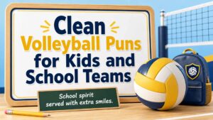 Volleyball Parent Captions and Sideline Puns