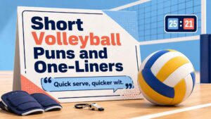 Short Volleyball Puns and One-Liners