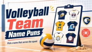 Volleyball Team Name Puns