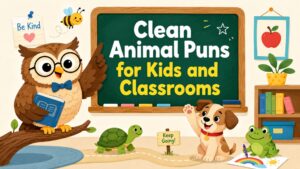 Clean Animal Puns for Kids and Classrooms