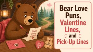Bear Love Puns, Valentine Lines, and Pick-Up Lines