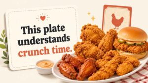Fried Chicken, Wings, Nuggets, and Dinner Puns