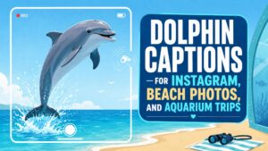 Dolphin Captions for Instagram, Beach Photos, and Aquarium Trips