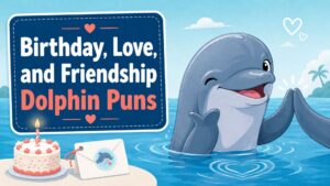 Birthday, Love, and Friendship Dolphin Puns