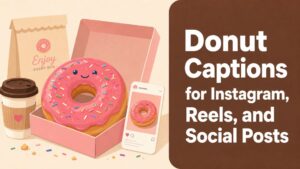 Donut Captions for Instagram, Reels, and Social Posts