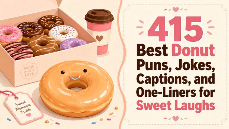415 Best Donut Puns, Jokes, Captions, and One-Liners for Sweet Laughs