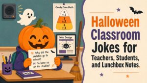 Halloween Classroom Jokes for Teachers, Students, and Lunchbox Notes