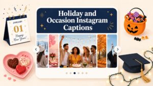 Holiday and Occasion Instagram Captions