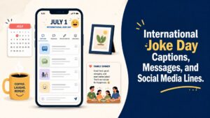 International Joke Day Captions, Messages, and Social Media Lines