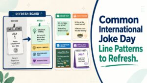 Common International Joke Day Line Patterns to Refresh
