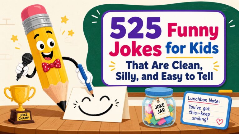 525 Funny Jokes for Kids That Are Clean, Silly, and Easy to Tell