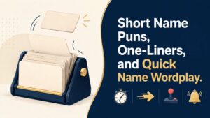 Short Name Puns, One-Liners, and Quick Name Wordplay