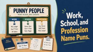 Work, School, and Profession Name Puns