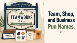 Team, Shop, and Business Pun Names