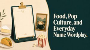 Food, Pop Culture, and Everyday Name Wordplay