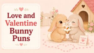 Love and Valentine Bunny Puns