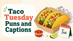 Taco Tuesday Puns and Captions